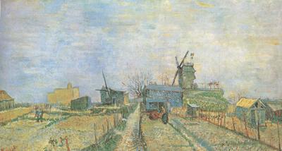 Vincent Van Gogh Vegetable Garden in Montmartre (nn04) china oil painting image